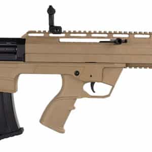 Tokarev USA 21000128 TBP 12 Gauge 3" 5+1 18.50", FDE, Cheek Riser Compatible Bull-Pup Stock, Flip-Up Sights, 3 Chokes