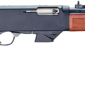 Henry H027H9S Homesteader w/Sig/S&W Mag Well Adapter 9mm Luger 10+1 16.37" Blued Steel Threaded Barrel, Black Anodized Aluminum Drilled & Tapped Receiver, American Walnut Wood Fixed, Ambidextrous