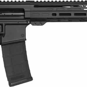 CMMG 30AC278AB Dissent MK4 300 Blackout 30+1 10.50", Black, Picatinny Brace Adapter, 9.60" M-LOK Handguard, Left Side Charging Handle, Zeroed Linear Comp, TriggerTech Trigger, Adj. Gas Block