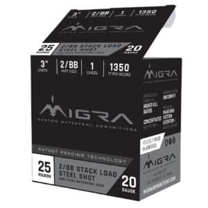Migra Ammunitions M20S46 Combinational 20Gauge 3" 1oz 4/6Shot 25 Per Box/10 Case