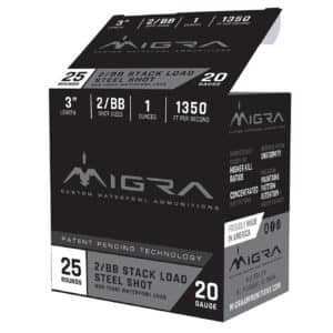 Migra Ammunitions M20SB46 Combinational 20Gauge 3" 1oz 4/6Shot 25 Per Box/10 Case