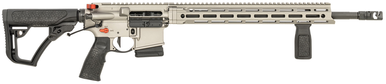 Daniel Defense 0212809385055 DDM4 V7 Pro *CA Compliant 5.56x45mm NATO 18" 10+1, Gun Metal Gray Rec, Black OEM Overmolded Stock & Grip, Geissele Trigger, Red Radian Acc.