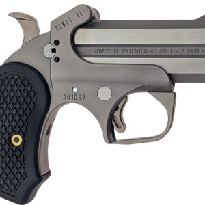 Bond Arms BARWXL Rowdy XL  45 Colt (LC) .410 2rd Shot 3.50" Matte Stainless Steel Frame Black Extended B6 Resin Grips