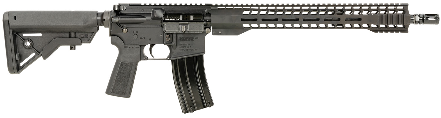 Radical Firearms FR16556SOC15SHR AR-15 MHR 5.56x45mm NATO 30+1 16" CMV, Black, 15" M-Lok Skinny Hybrid Handguard, B5 Systems Bravo Stock & Type 23 P-Grip