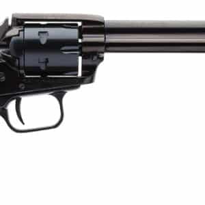 Heritage Mfg RR22B6GOLDUSA Rough Rider 22 LR 6 Shot, 6.50" Black Oxide Steel Barrel, Black Oxide Zinc Alloy Frame, Black Oxide Cylinder, Gold USA Flag Grip, Exposed Hammer