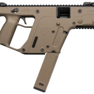 Kriss USA KV45PFD20 Vector CRB Gen2 45 ACP 30+1 Black Nitride Threaded Barrel, Flat Dark Earth Picatinny Rail Top & Bottom, QD Sling Swivel