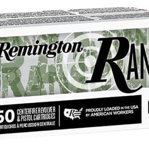 Remington Ammunition R27781 Range 40S&W 180gr Full Metal Jacket 50 Per Box/20 Case