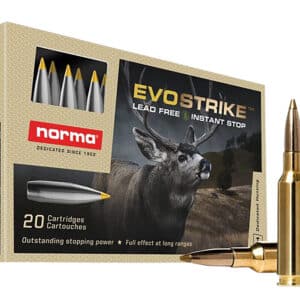 Norma Ammunition 20166482 Dedicated Hunting Evostrike 6.5Creedmoor 93gr Polymer Tip Boat Tail 20 Per Box/10 Case