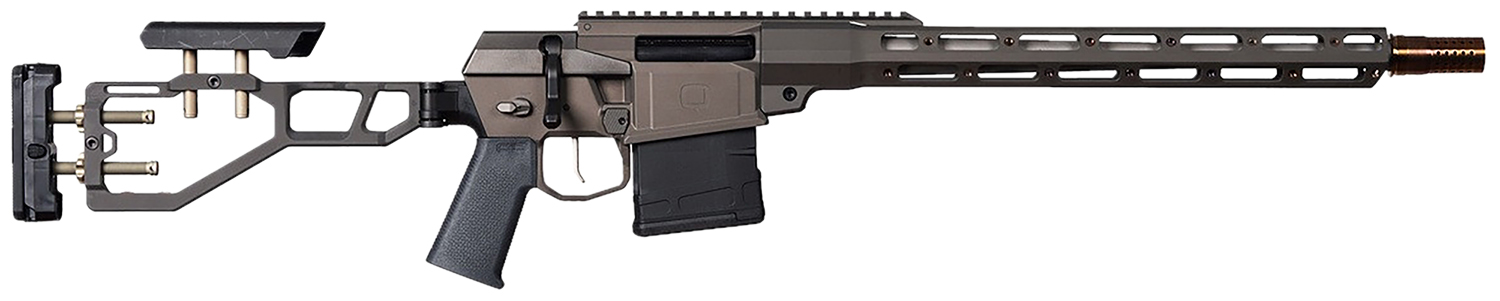 Q LLC FIX8616INRIFLEBLK The Fix 8.6 Blackout 10+1 16" Tapered Threaded Barrel, Gray, Fully Adj. Folding Stock, Magpul K Grip, 15" Q-Sert Handgaurd, AR-10/SR-25 Mag, Cherry Bomb Brake, Ambi Controls