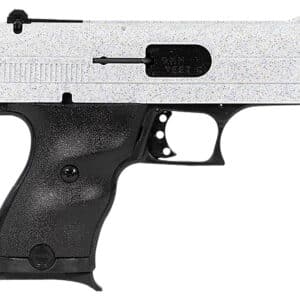 Hi-Point 916WHSP C9 9mm Luger 8+1 3.50" Black Steel Barrel, Hydro-Dipped White Sparkle Serrated Slide, Black Polymer Frame, Black Polymer Grips