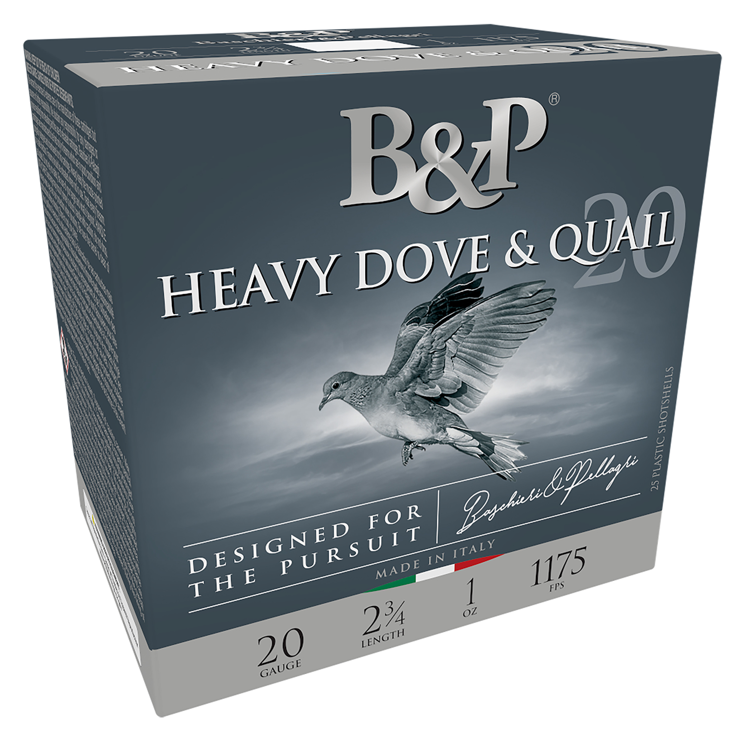 B&P Ammunition 20BD8 Heavy Dove & Quail 20Gauge 2.75" 1oz 8Shot 25 Per Box/10 Case