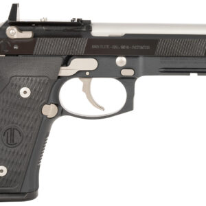 Langdon Tactical Tech LTT92ETJNRR Beretta 92 Elite 9mm Luger 18+1 4.70" Stainless Steel Barrel, Black Optic Cut/Serrated Steel Slide, Black Cerakote Frame w/Picatinny Rail, Black VZ G10 Grip