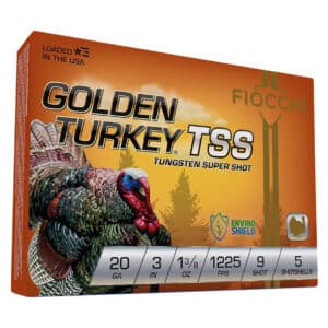 Fiocchi 203TSS9 Golden Turkey TSS 20Gauge 3" 1 3/8oz 9Shot 5 Per Box/10 Case