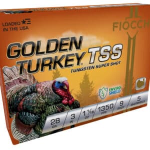 Fiocchi 283TSS9 Golden Turkey TSS 28Gauge 3" 1 1/16oz 9Shot 5 Per Box/10 Case