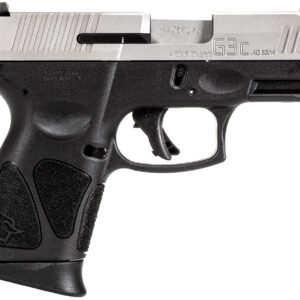 Taurus 1G3C4039 G3C  Compact Frame 40 S&W 10+1 3.26" Matte Stainless Steel Barrel, Serrated Stainless Steel Slide, Black Polymer Frame w/Picatinny Rail, Black Polymer Grip