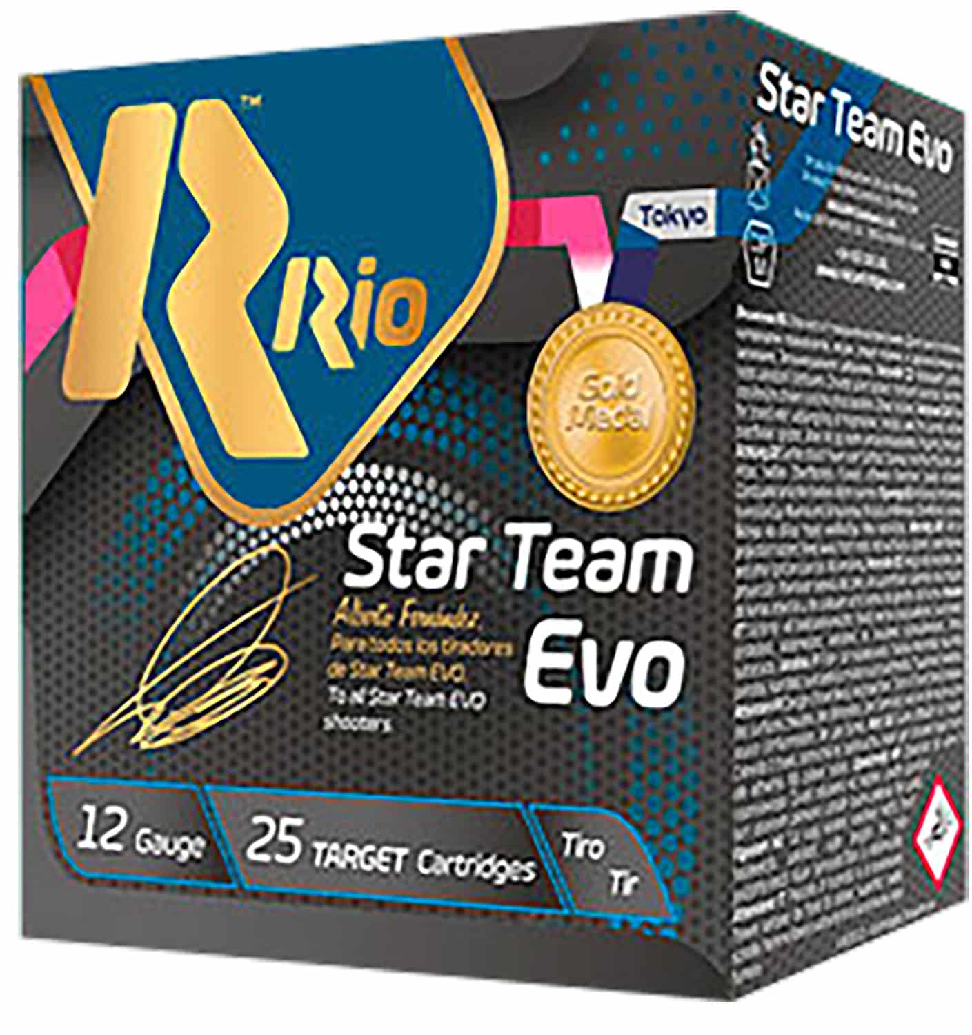 Rio Ammunition ST2875 Star Team EVO 12Gauge 2.75" 1oz 7.5Shot 25 Per Box/10 Case
