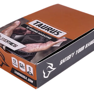 Taurus 389-0009-00 G2C Magazine Pop Display 12rd 9mm Luger Black Steel w/ Polymer Base Plate (12 Pack)