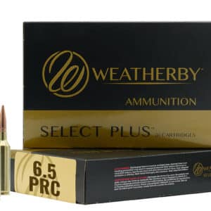 Weatherby M65PRC124HCB Select Plus  6.5PRC 124gr Hammer Custom 20 Per Box/10 Case