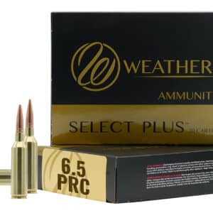 Weatherby R65PRC156EH Select Plus 6.5PRC 156gr Berger Elite Hunter 20 Per Box/10 Case