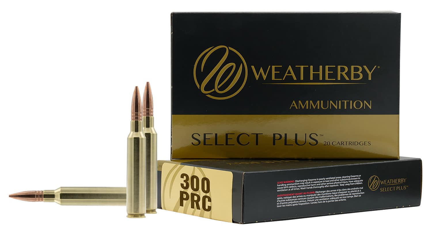 Weatherby R300P205EH Select Plus 300PRC 205gr Jacketed Hollow Point 20 Per Box/10 Case