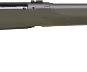 Savage Arms 58039 110 Trail Hunter 6.5 PRC 2+1 24" Threaded/Medium Heavy Profile, Tungsten Gray Cerakote Barrel/Rec, OD Green Hogue Overmold Stock, Adj. AccuTrigger, Weaver Base