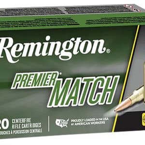 Remington Ammunition 27680 Premier Match 223Rem 69gr Sierra MatchKing BTHP 20 Per Box/10 Case
