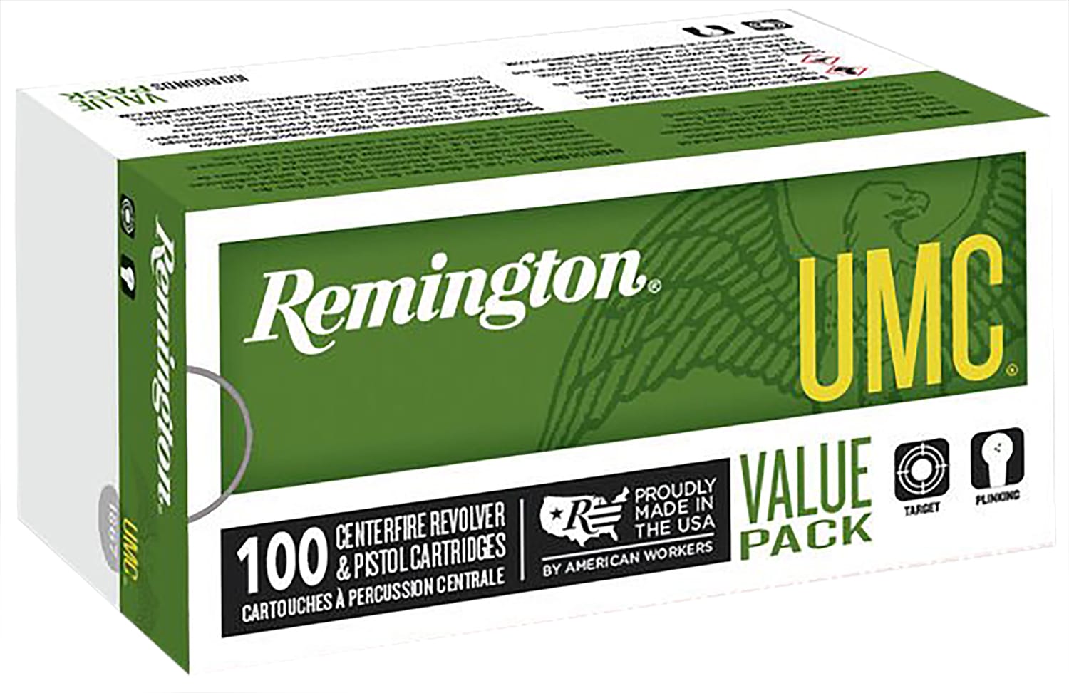 Remington Ammunition 23797 UMC Value Pack 45ACP 230gr Full Metal Jacket 100 Per Box/6 Case