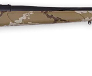 Weatherby VHH223RR6B Vanguard Outfitter 223 Rem 5+1 24" Threaded/Spiral Fluted, Graphite Black Barrel/Rec, Tan with Brown & White Sponge Synthetic Stock, Accubrake Muzzle Brake, Adj. Trigger