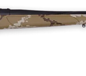Weatherby VHH270NR6B Vanguard Outfitter 270 Win 5+1 24" Threaded/Spiral Fluted, Graphite Black Barrel/Rec, Tan with Brown & White Sponge Synthetic Stock, Accubrake Muzzle Brake, Adj. Trigger