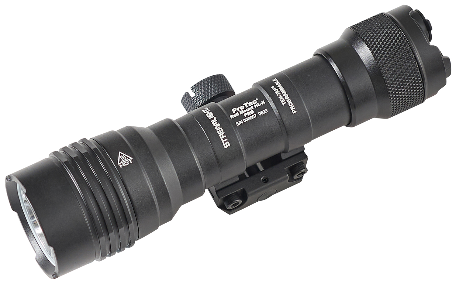 Streamlight 88129 ProTac HL-X Rail Mount Black Anodized Aluminum, 60/1000 Lumens, LED Bulb, 447 Meters Beam, Picatinny Rail Mount