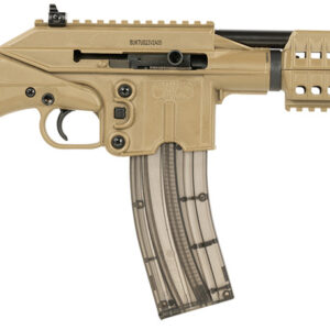 Kel-Tec SU22CATAN SU22 Full Size 22 LR 26+1 16.10" Black Threaded Barrel, Tan Picatinny Rail Polymer Receiver, Tan Synthetic w/Storage Compartment Stock