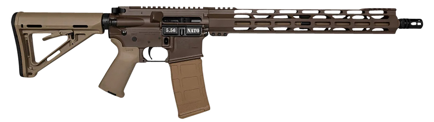 Diamondback DB1717K131 DB15 5.56x45mm NATO 30+1 16", FDE, OEM Carbon Lower, 15" M-Lok Handguard, Magpul Grip & Carbine Stock, A2 Flash Hider