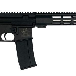 Great Lakes Firearms GL15223SSLBLK AR-15 223 Wylde 30+1 16", Black, 15" M-Lok Handguard, Carbine Stock, A2 Grip, Muzzle Brake Left Hand