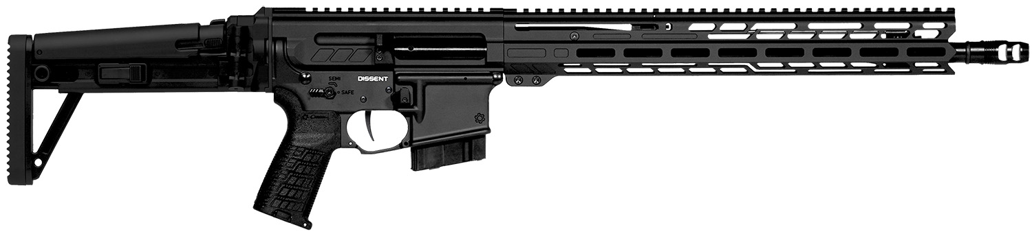CMMG 60AA90CAB Dissent MK4 6mm ARC 10+1 (2) 16.10", Black Armor, Side Charging Handle Rec, 15" M-Lok Handguard, Side Folding Stock, Zeroed Grip, Muzzle Brake, 60/90 Ambi Safety, Adj. Gas Block