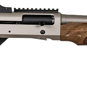 MAC 21000159 2 Tactical Marine 12 Gauge 3" 5+1 18.50", Electroless Nickel Barrel/Rec, Walnut Furniture, Ghost Ring Sight, Optics Mount, 3 Chokes