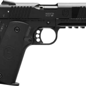 Hammerli Arms 5170502 Forge H1 Compact 22 LR 12+1 4.25" Matte Black Steel Threaded Barrel, Black Cerakote Serrated Slide, Black Aluminum Frame w/Beavertail, Black Polymer Grip