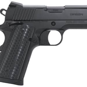 EAA GIRSAN 392050 MC1911 SC Untouchable Sub-Compact Frame 45 ACP 6+1 3.40" Black Steel Barrel, Black Serrated Steel Slide & Frame w/Beavertail, Black Polymer Grip