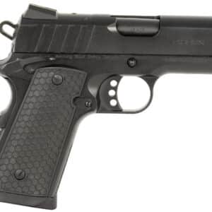 EAA GIRSAN 391041 MC1911 SC Influencer Sub-Compact 45 ACP 6+1 3.40" Blued Steel Barrel, Black Cerakote Optic Ready/Serrated Steel Slide & Frame w/Picatinny Rail & Beavertail, Gray Polymer Grip