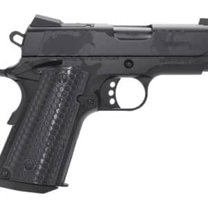 Girsan 391151 MC1911 SC Influencer Sub-Compact 45 ACP 6+1 3.40" Black Steel Barrel, Black Camo Optic Ready/Serrated Steel Slide & Frame w/Picatinny Rail & Beavertail, Black Polymer Grip