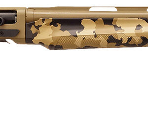 Silver Eagle Arms A21228OS1 Alpha 2  12 Gauge 3" 4+1 28" Flat Dark Earth Cerakote Chrome Lined Vent Rib Barrel & Steel Receiver, Old School Camo Synthetic Fixed Stock