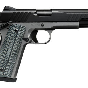 Savage Arms 67206 1911 Government 9mm Luger 10+1 5" Black Stainless Steel Barrel, Black Nitride Serrated Stainless Steel Slide, Stainless Steel Frame w/Beavertail, Black/Gray VZ Grip