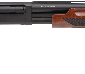 Rock Island PA12MNL26 PA12 Waterfowl 12 Gauge Pump 3.5" 4+1, 2" Black Anodized Smooth Bore/Vent Rib Barrel & Receiver, Fixed Walnut Wood Stock