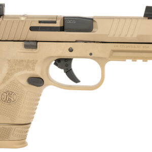 FN 66101794 509C MRD Compact W/Compensator Frame 9mm Luger 4.20" 15+1 12+1 Black Flat Dark Earth PVD Flat Dark Earth