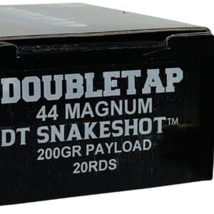 DoubleTap Ammunition 44MSS2 Snake Shot  44RemMag 200gr 20 Per Box/50 Case