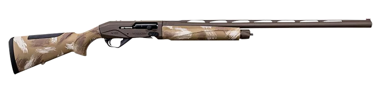 Weatherby XSL1228MAG Sorix Full Size 12 Gauge Semi-Auto 3" 2+1 28" Burnt Bronze Cerakote Vent Rib Barrel & Drilled & Tapped Steel Receiver, Slough Camo Synthetic Stock w/Adj Shim, Ambidextrous