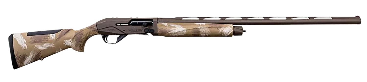Weatherby XSL1228SMG Sorix Full Size 12 Gauge Semi-Auto 3.50" 2+1 28" Burnt Bronze Cerakote Vent Rib Barrel & Drilled & Tapped Steel Receiver, Slough Camo Synthetic Stock w/Adj Shim, Ambidextrous