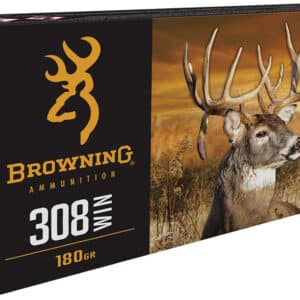 Browning Ammo B192103082 Max Point 308Win 168gr 20 Per Box/10 Case