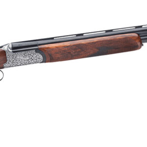 Rizzini USA 410141029 Round Body EM Full Size 410 Gauge Break Action 2rd 29" Vent Rib Barrel, Coin Anodized Silver Receiver, Fixed w/Prince of Whales Grip Grade III Turkish Walnut Stock