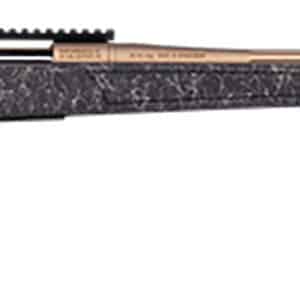 CVA CR3967F Cascade Long Range Hunter Full Size 300 PRC 26" Smoked Bronze Cerakote Steel Threaded Barrel, Black w/Smoked Bronze Web Synthetic Stock