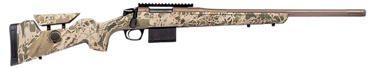 CVA CR4030 Cascade VH Full Size 243 Win 22" Smoked Bronze Cerakote Steel Threaded Barrel, Realtree Hillside Adjustable Synthetic Stock